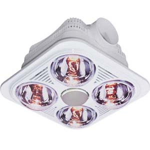 Waco Bathroom Heater with 4 Bulbs